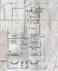 Leighton Linslade Hall ground floor plan 1918 Z229-11